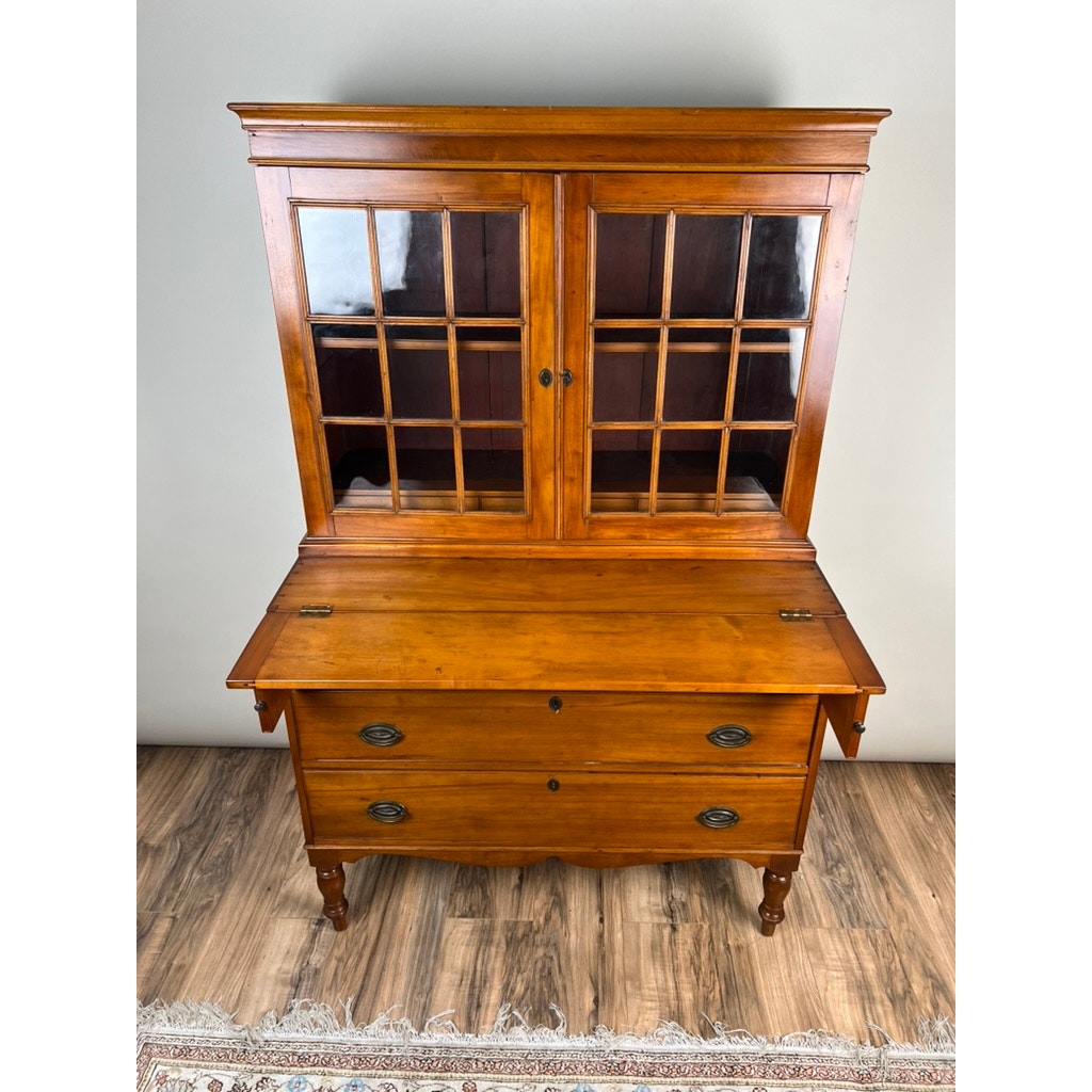 Antique Federal Period Maple Plantation Secretary c. 1830