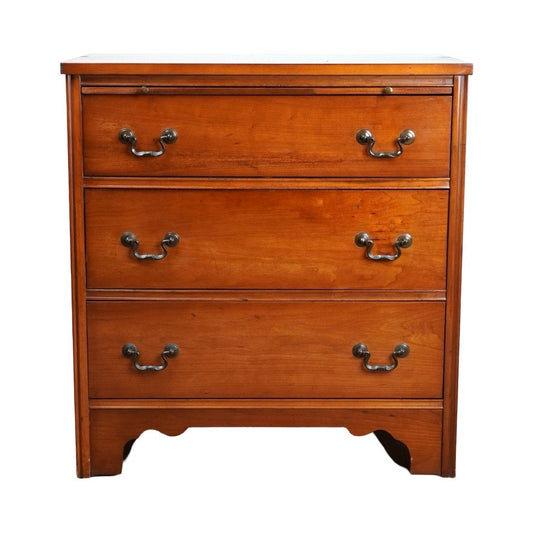 Vintage Cherry Three Drawer Bachelors Chest by Permacraft of North Carolina