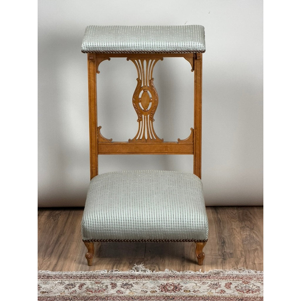 Continental Neoclassical Prie-Dieu Prayer Chair, First Half 19th Century
