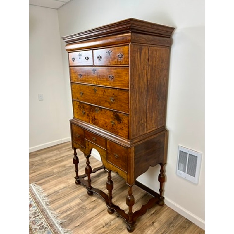 Antique Early 18th Century William & Mary Highboy