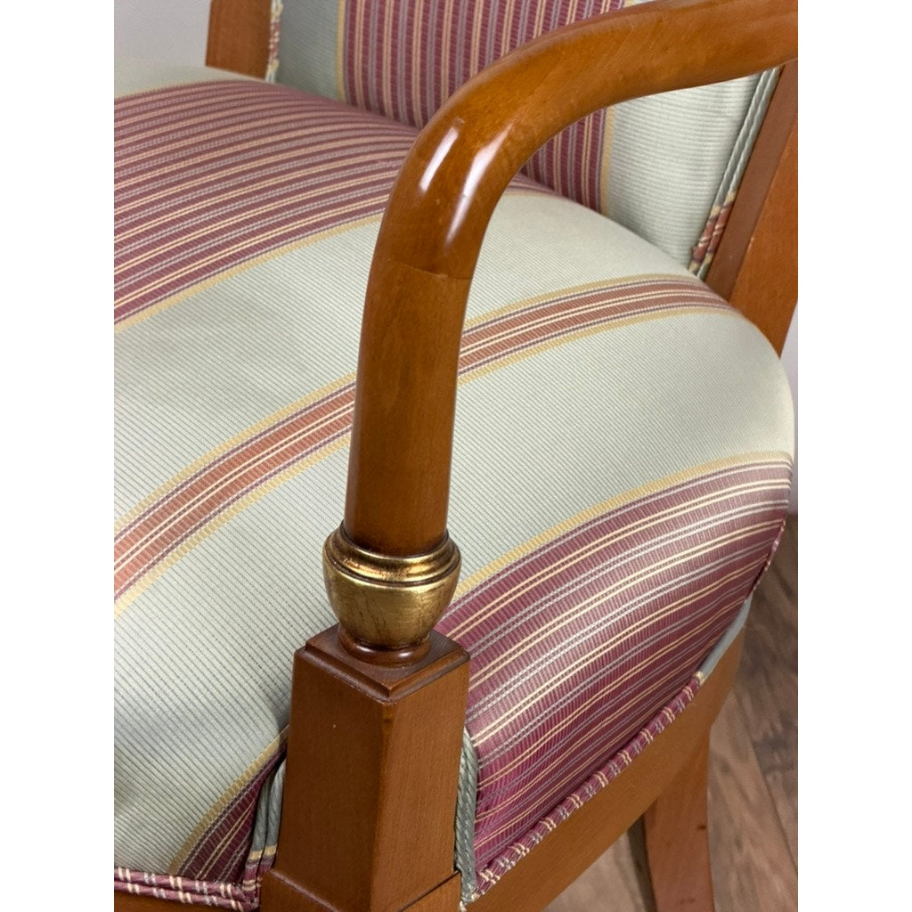 William Switzer French Empire Style Beechwood Armchair