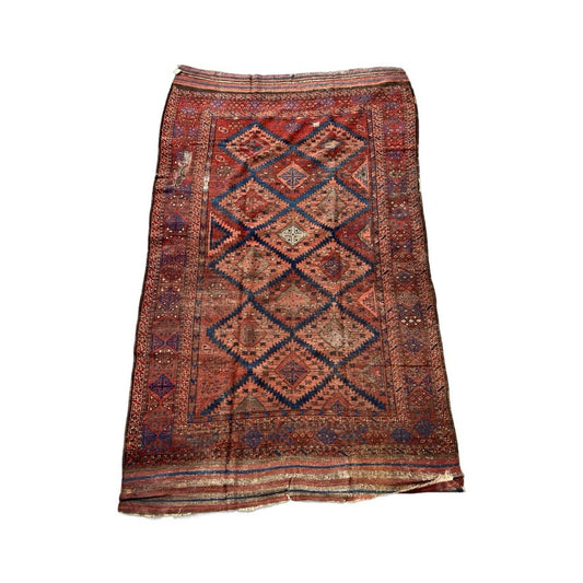 Antique Afghan Baluch Rug c. Mid 19th Century 5’4 x 8’8