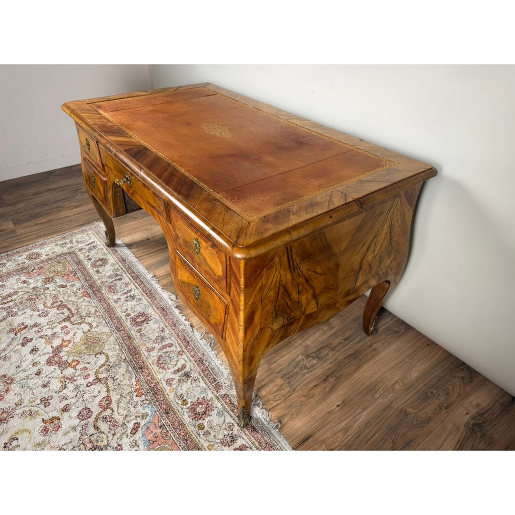Late 18th Century South German Walnut Marquetry Writing Desk, c. 1780