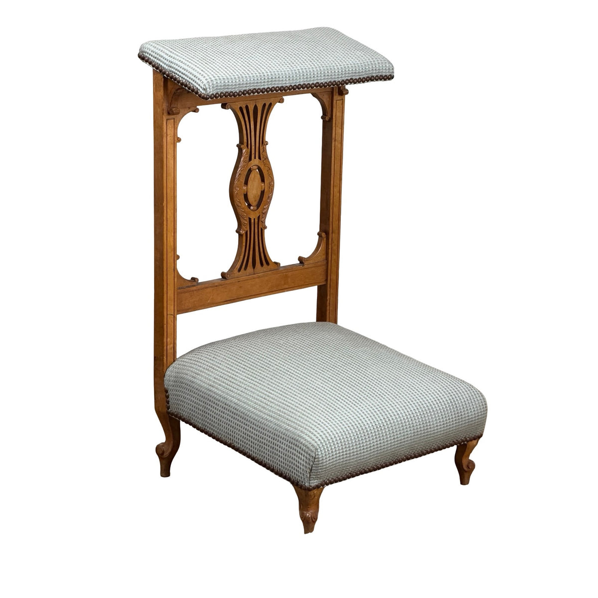 Continental Neoclassical Prie-Dieu Prayer Chair, First Half 19th Century