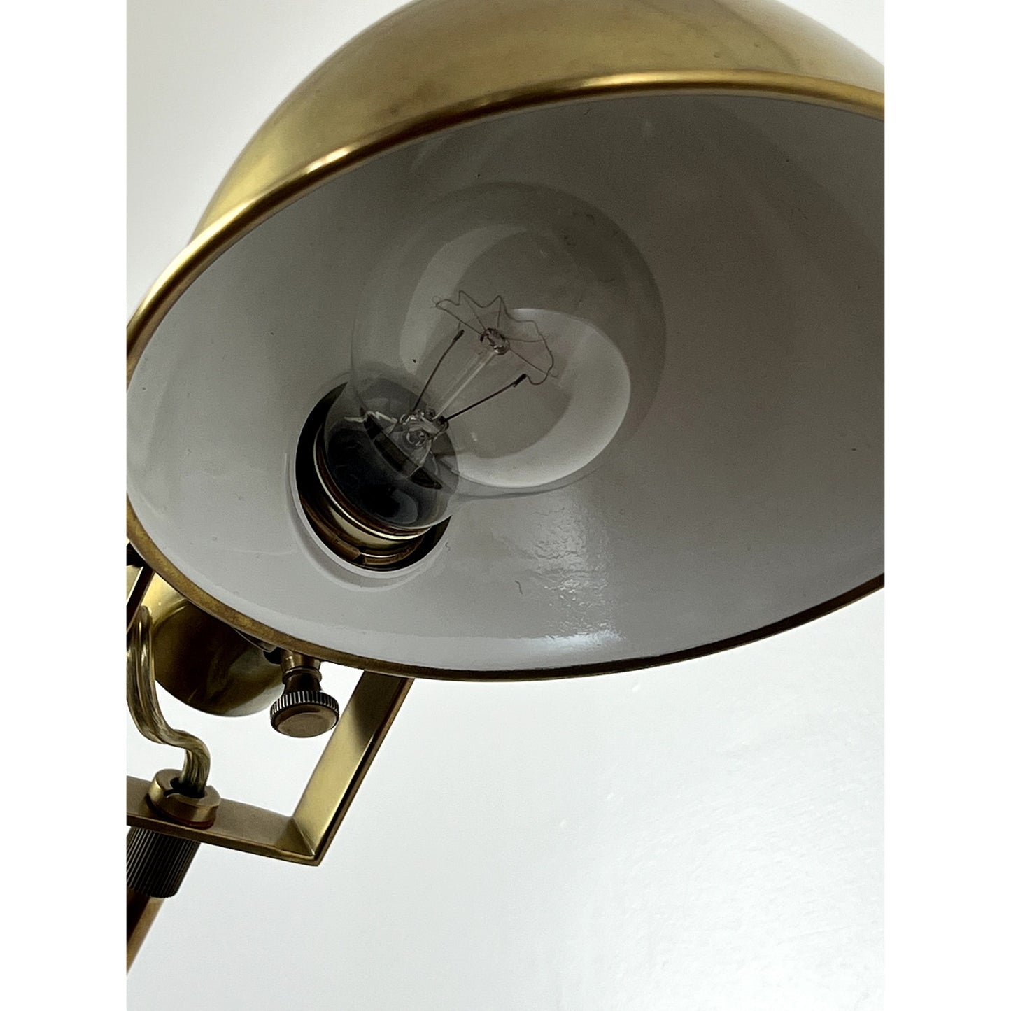 Vintage Brass Articulating Desk Lamp