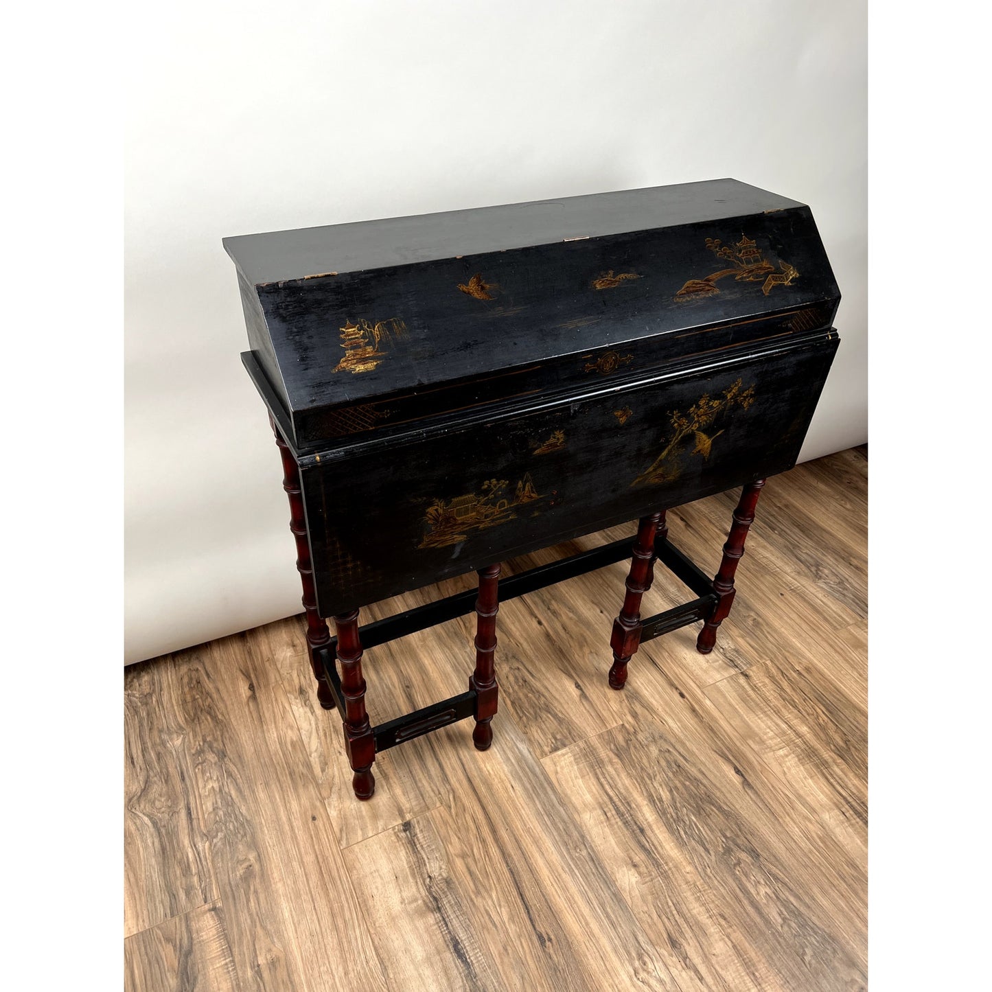 Antique Chinoiserie Ladies Writing Desk c. Early 20th Century