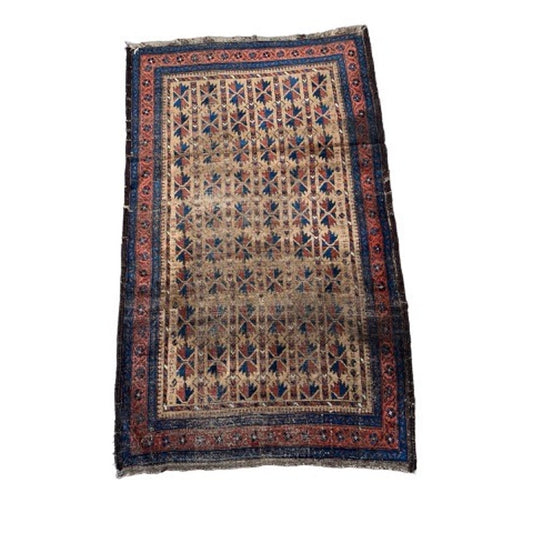 Antique Arab Baluch Rug c. Early 19th Century 3’2 x 5’2