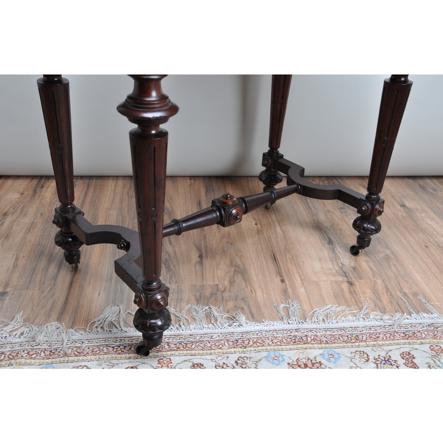 Fine Antique Victorian Black Walnut One Drawer Stand c. 1870