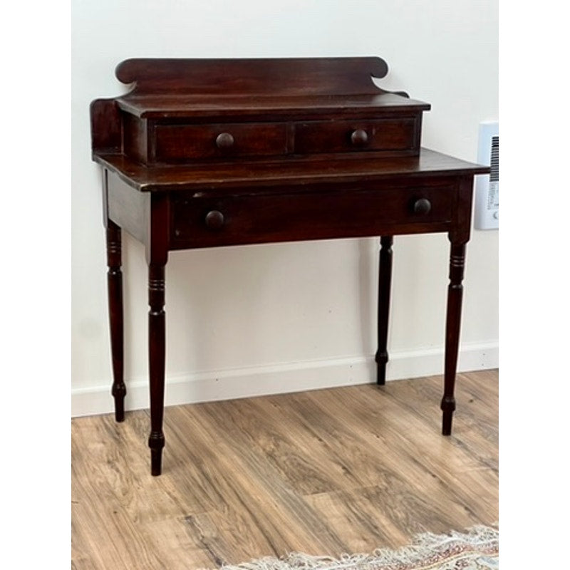 Antique Sheraton Three Drawer Pine Dressing Table c. 1830s