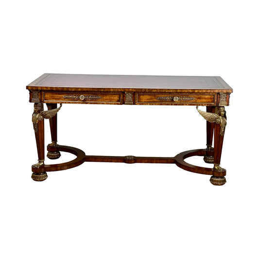 Vintage French Empire Style Partners Desk by Maitland Smith