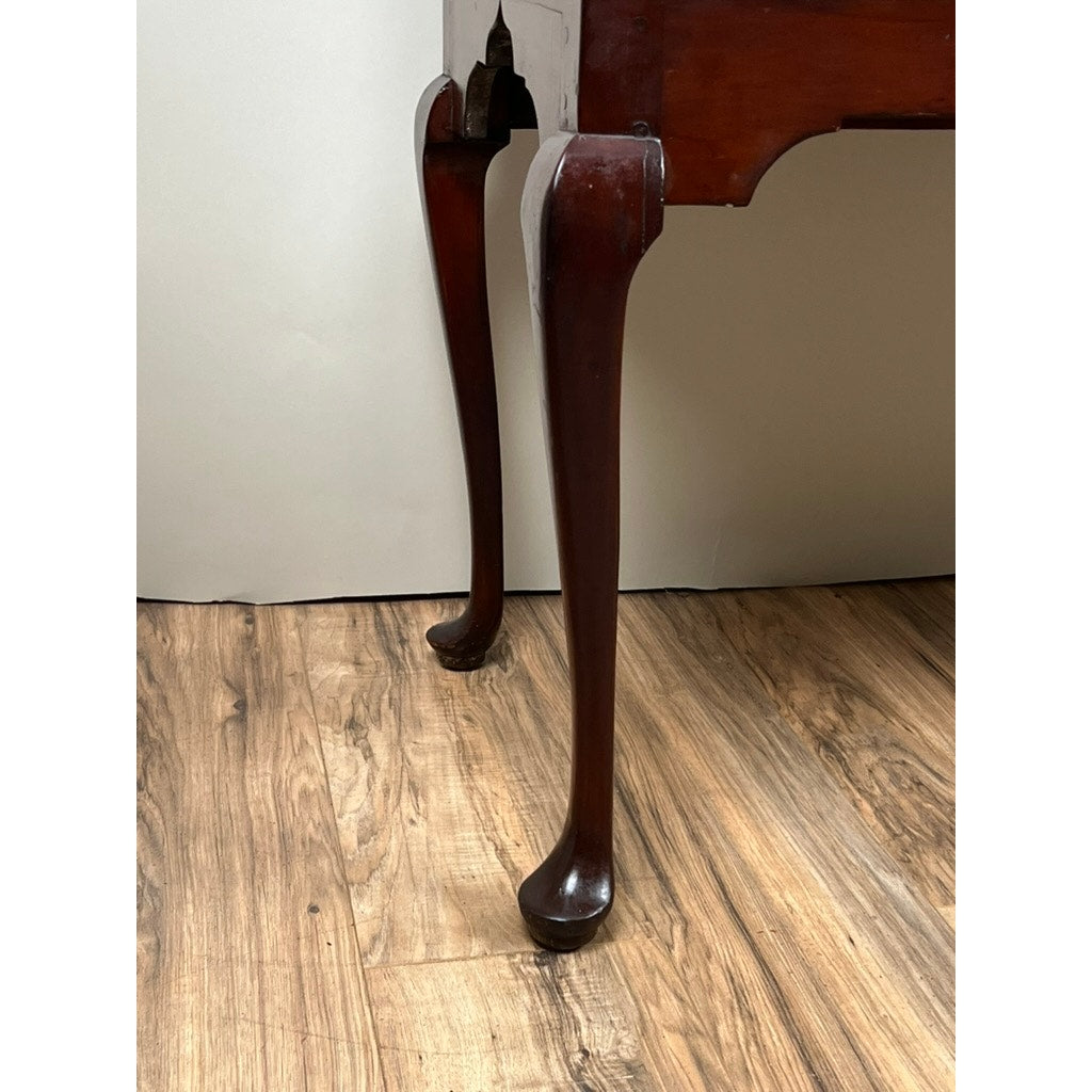 Antique Chippendale Cherry Highboy with Broken Swans Neck Pediment c. Late 18th Century