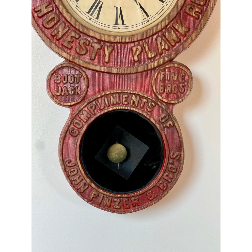 "Jolly Tar" Tobacco Advertising Wall Clock After Baird Clock Co.