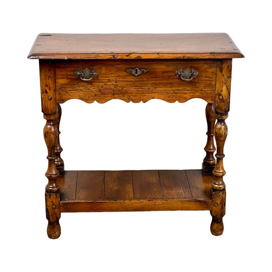 Vintage Oak Accessory Table by Yorkshire House