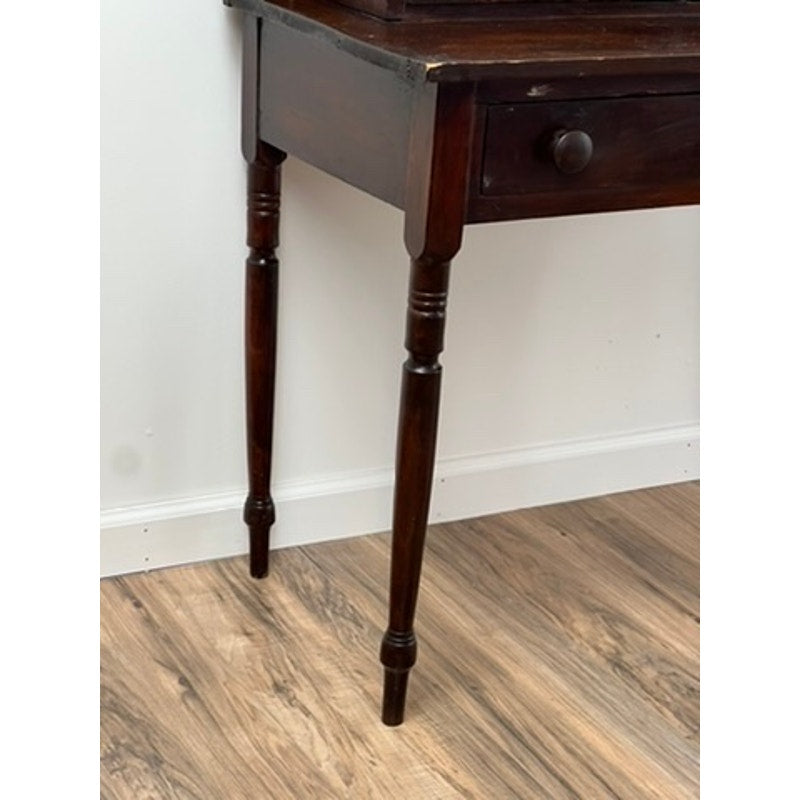 Antique Sheraton Three Drawer Pine Dressing Table c. 1830s