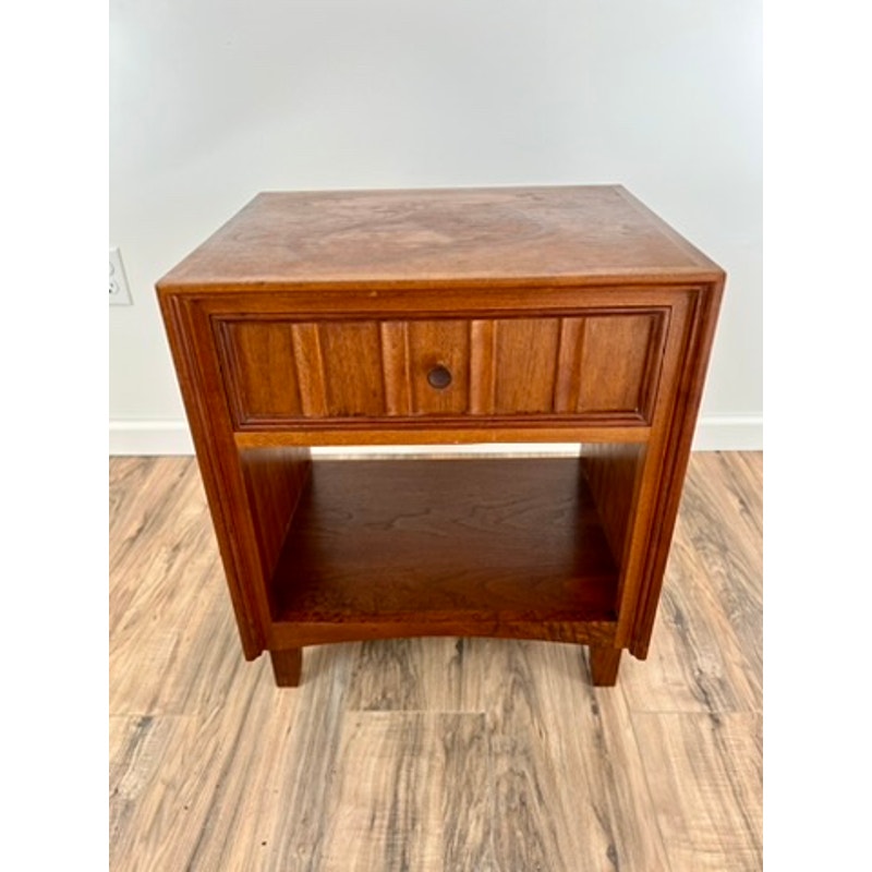 Vintage Mid-Century Modern Teak End Table c. 1960s