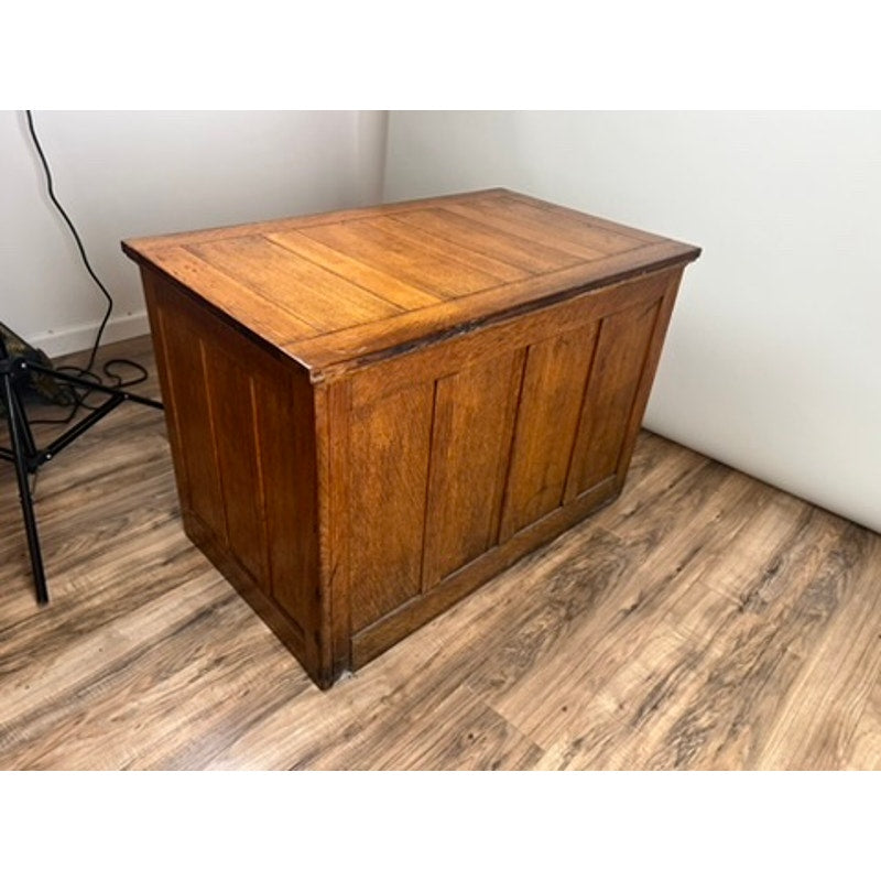 Antique c. early 20th century oak multi-drawer file, warm patina, in nice antique condition.