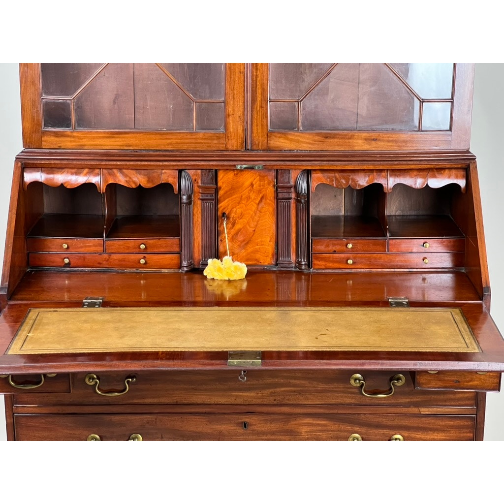 Antique George III Secretary with Bookcase c. Late 18th Century