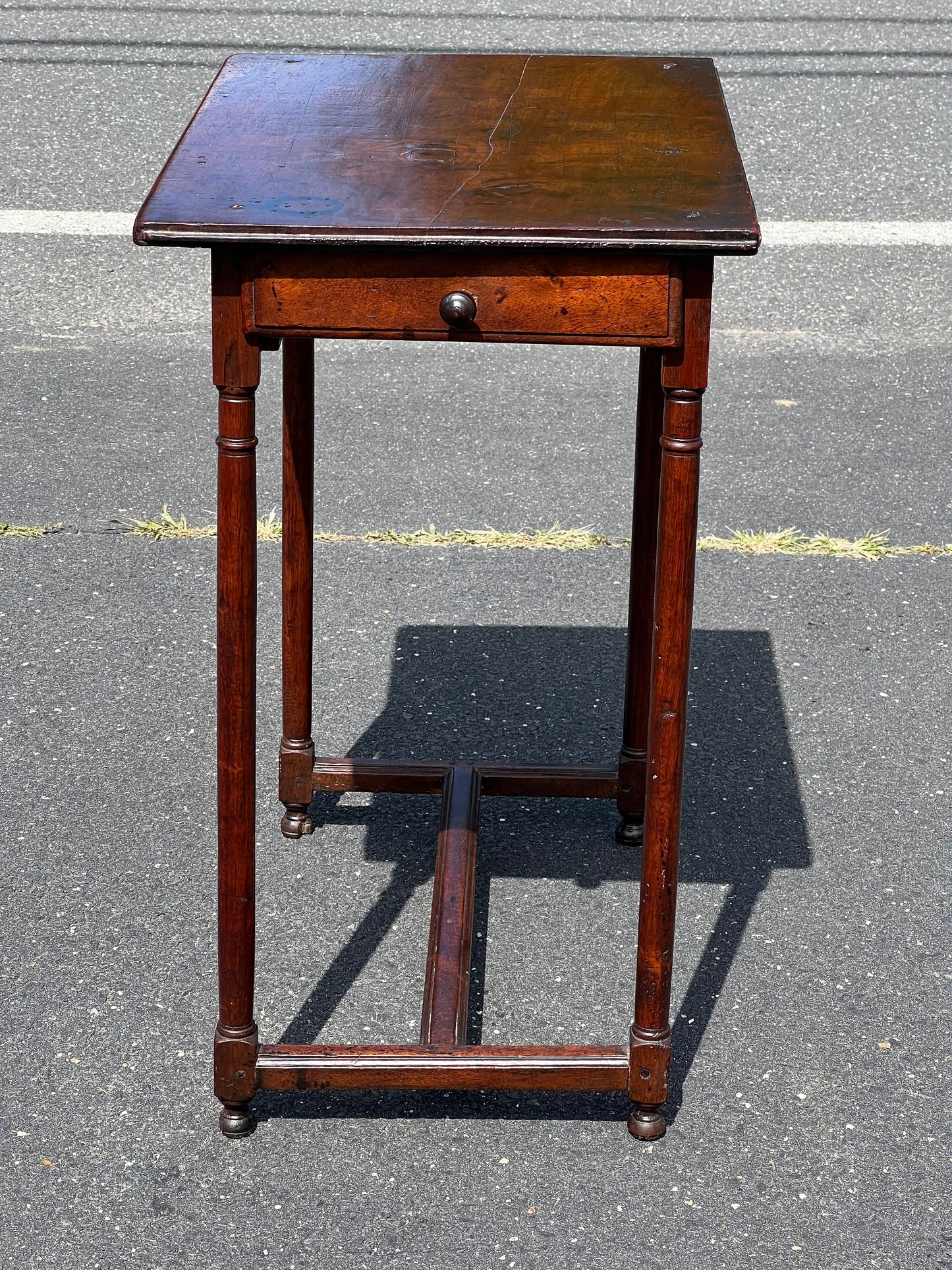 Antique George II One Drawer Mahogany Game Table c Mid 18th Century