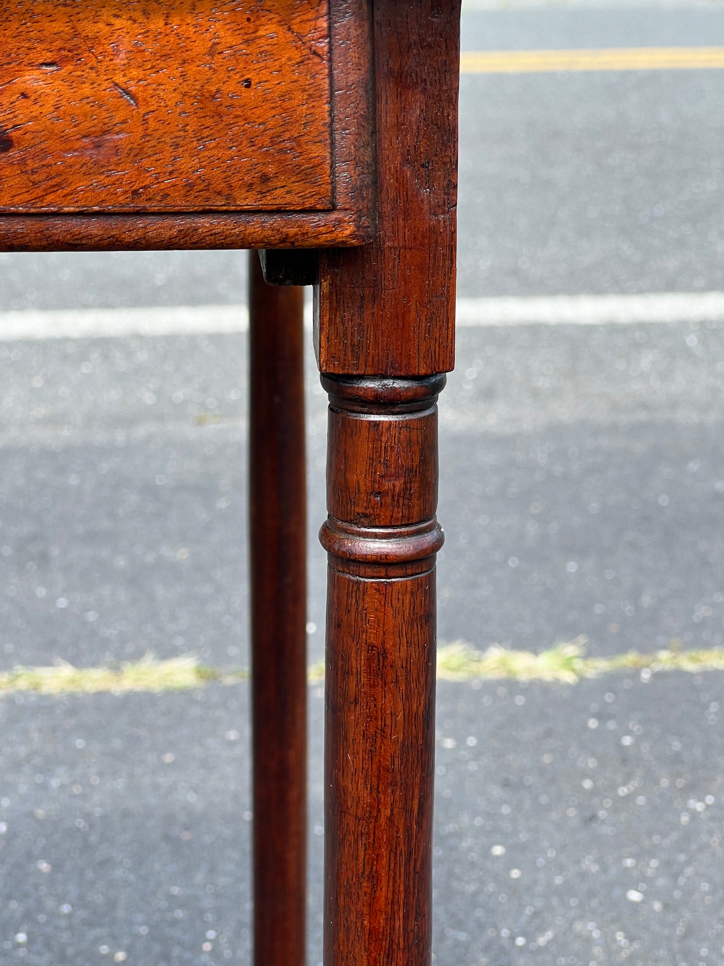 Antique George II One Drawer Mahogany Game Table c Mid 18th Century