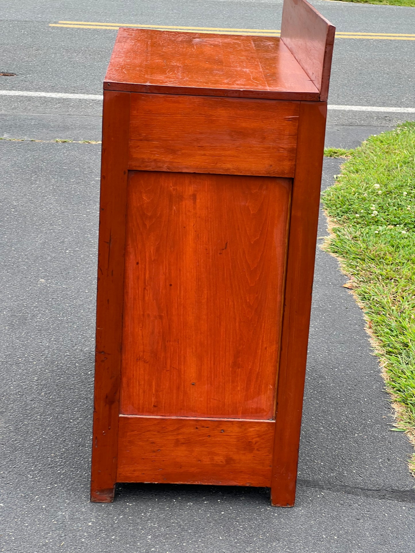 Antique Transitional Mahogany Chest of Drawers c. 1850