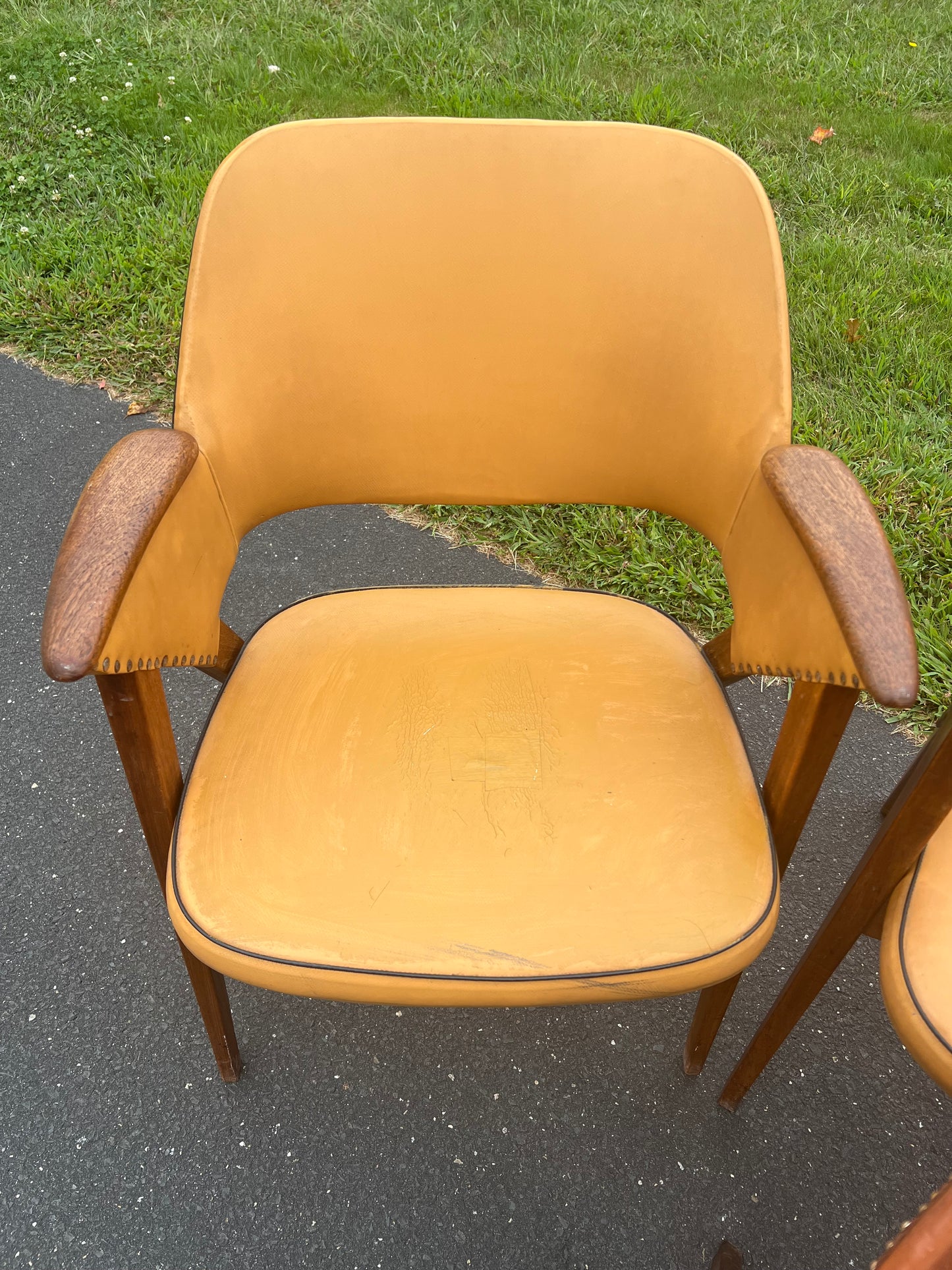 Set of Four Danish Modern Midcentury Teak Armchairs by Mobler Danmark