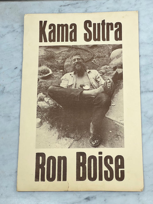 The “Kama Sutra, Ron Boise” 1969 calendar by Pearl City Antiques features sepia-toned photos of Ron Boise’s erotic sculptures, capturing the playful 1960s spirit.
