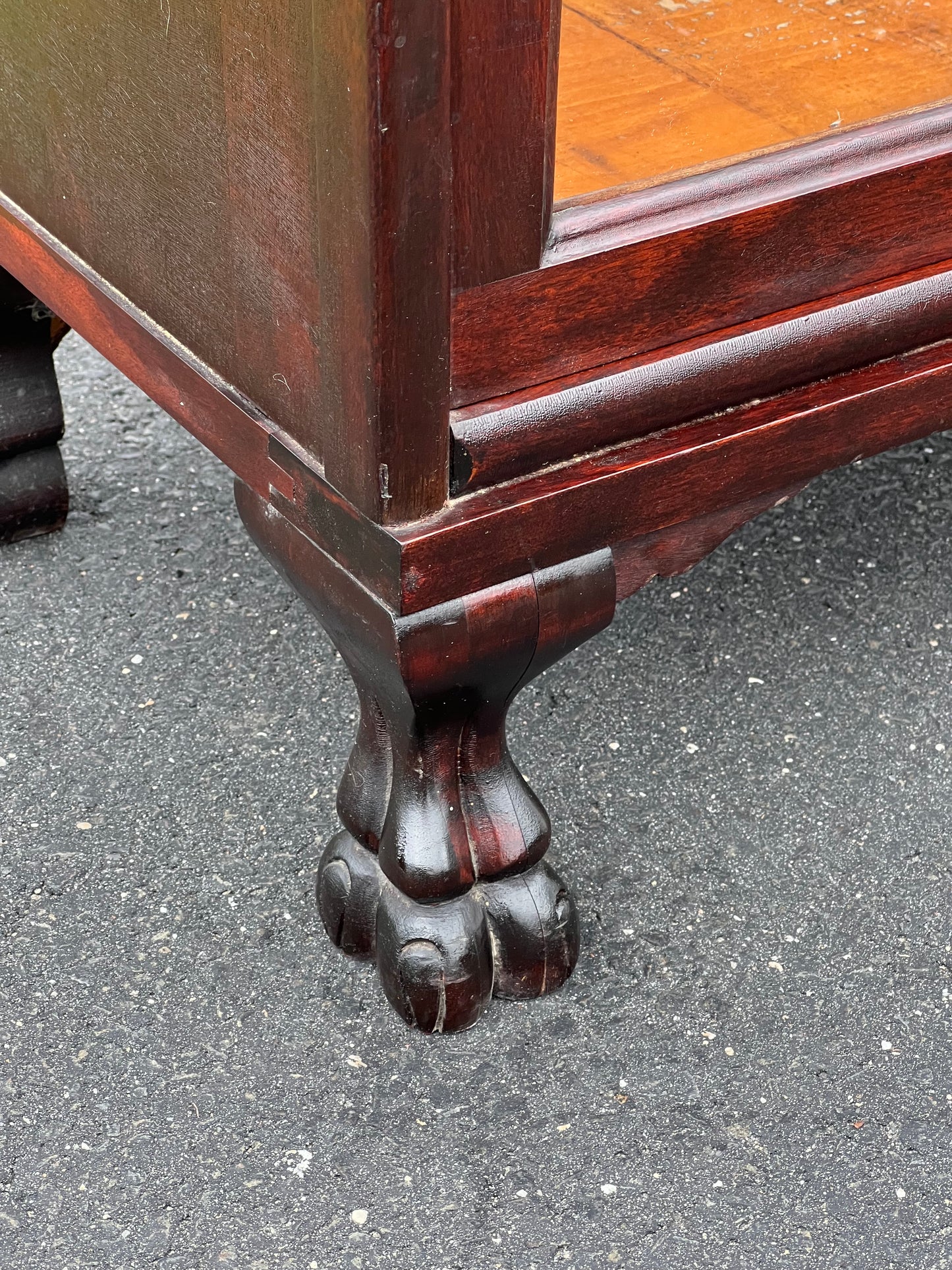 Antique Mahogany Four Stack Barrister Bookcase by Larkin