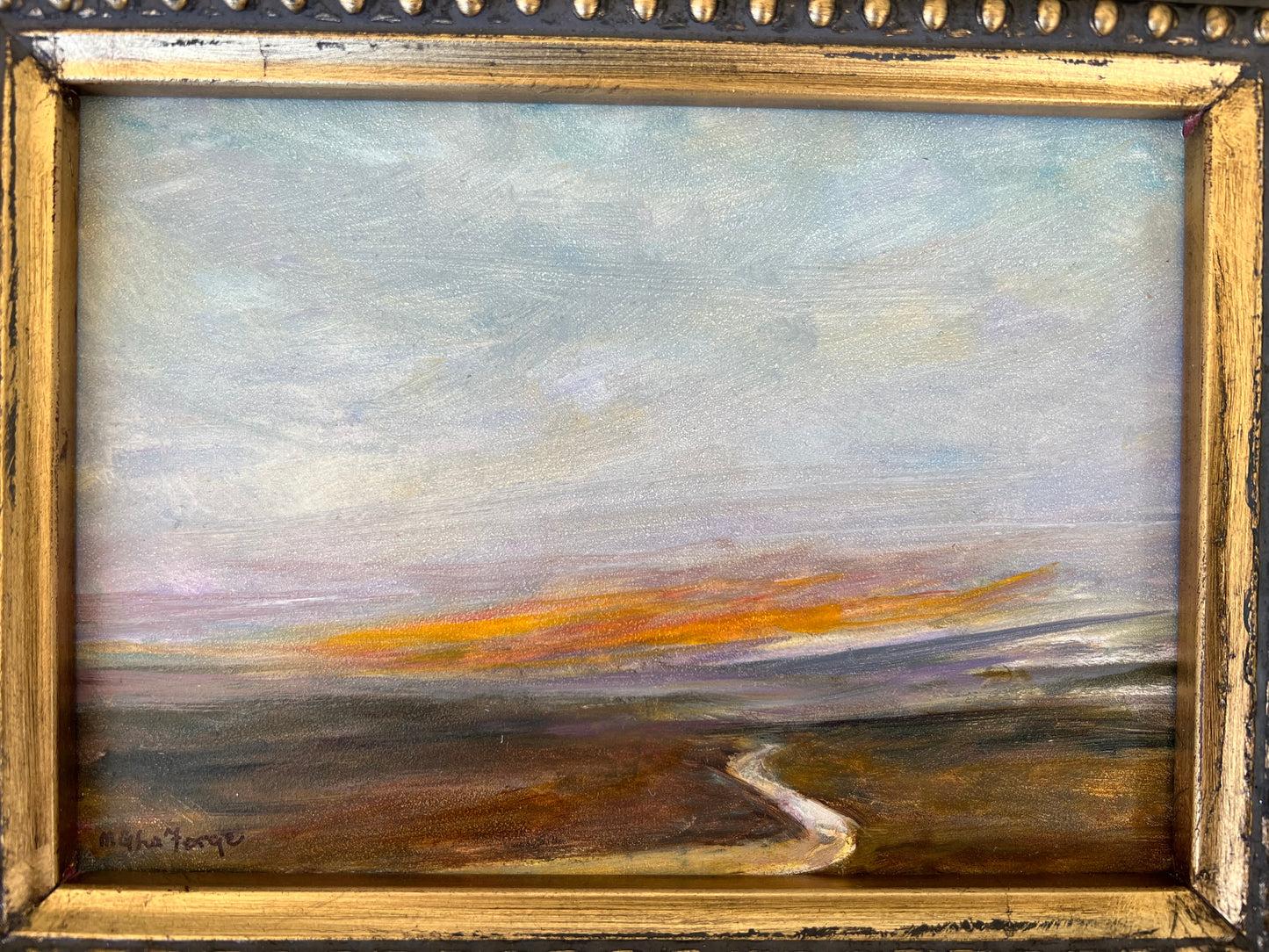 Painting Oil on Board by Mary Green La Forge Signed/Framed