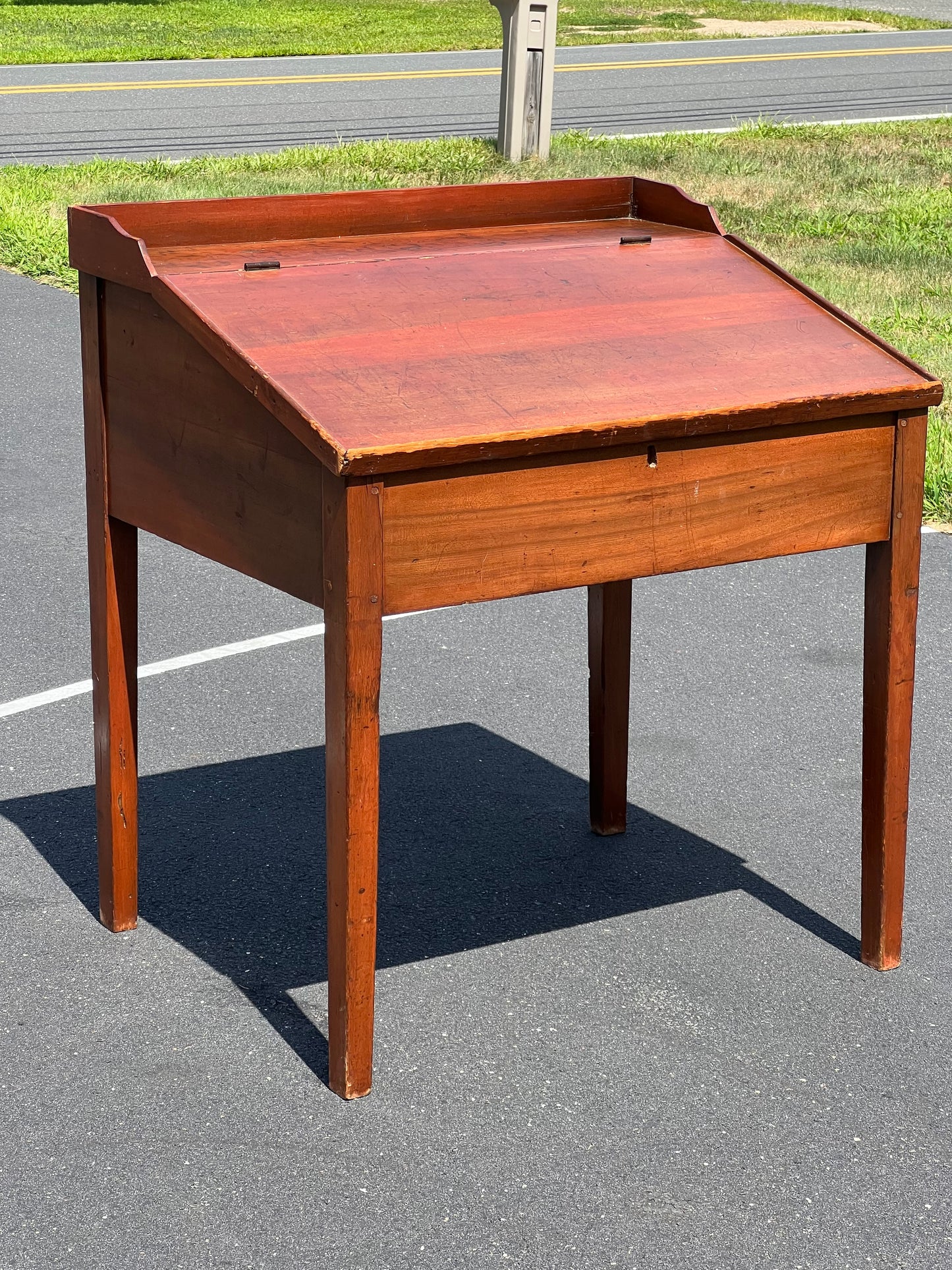 Early 19th Century Primitive School Masters Desk