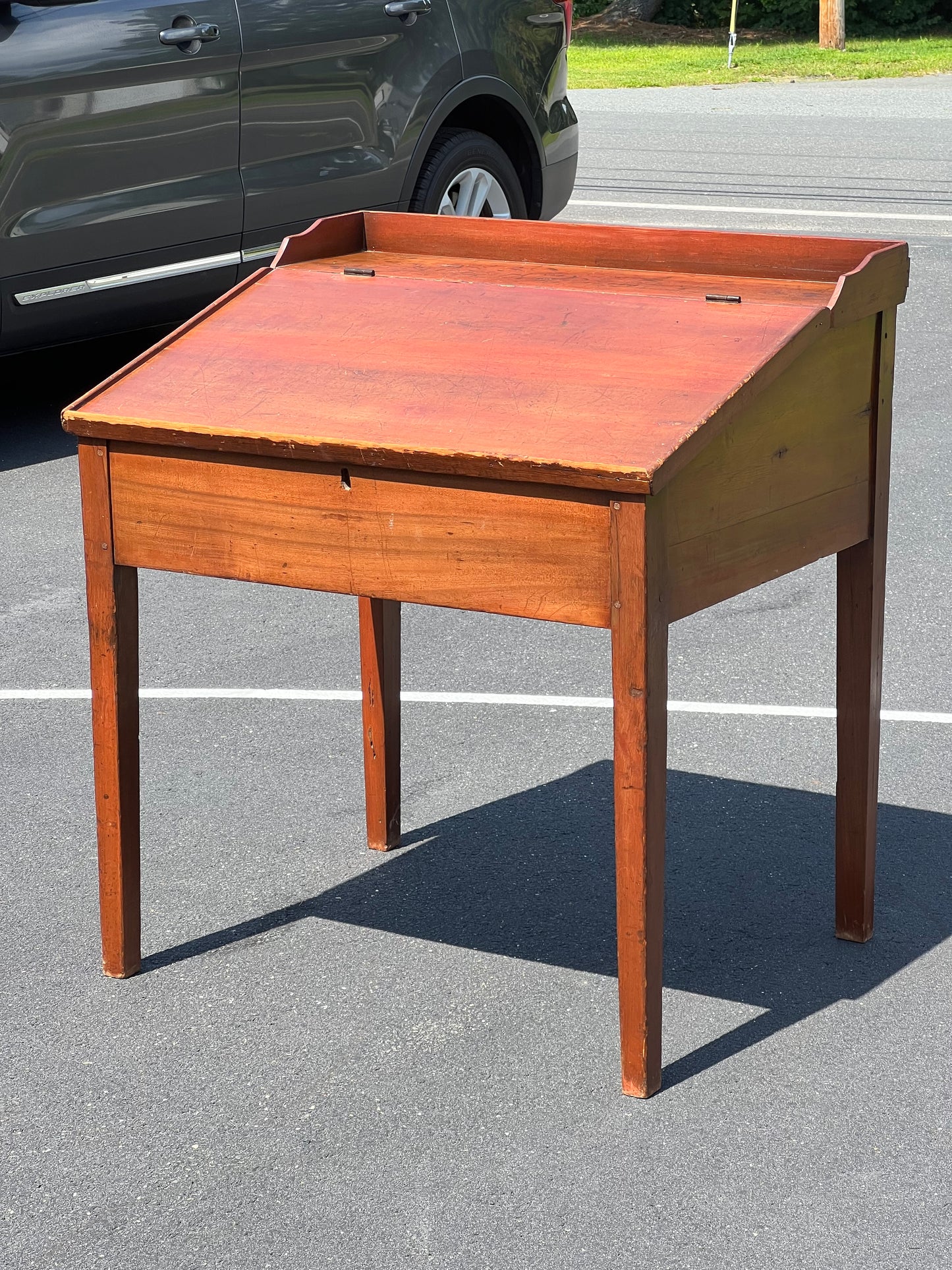 Early 19th Century Primitive School Masters Desk