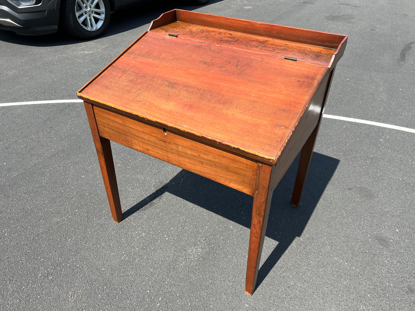 Early 19th Century Primitive School Masters Desk