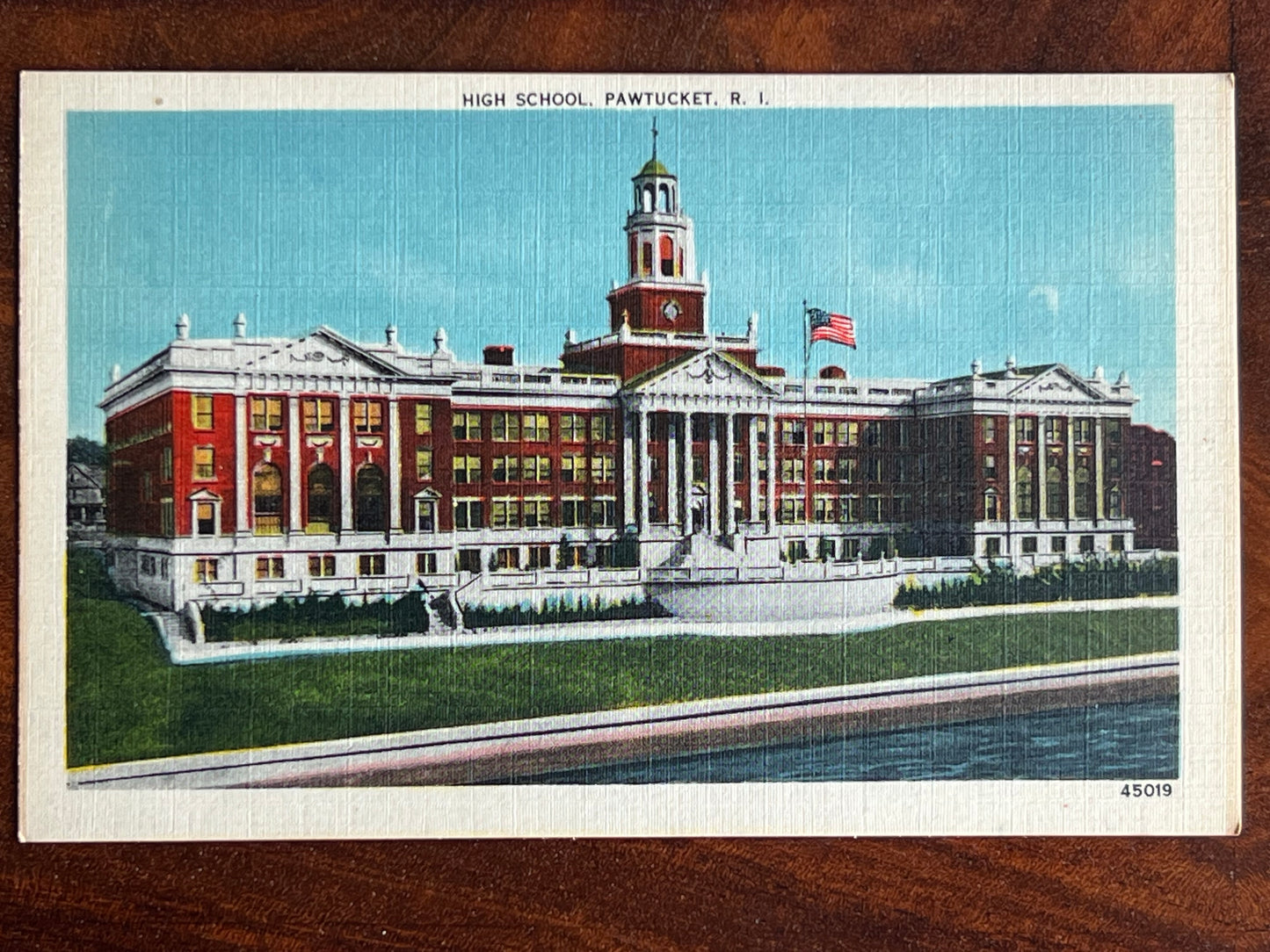 Lot of Five Antique Pawtucket Rhode Island Post Cards