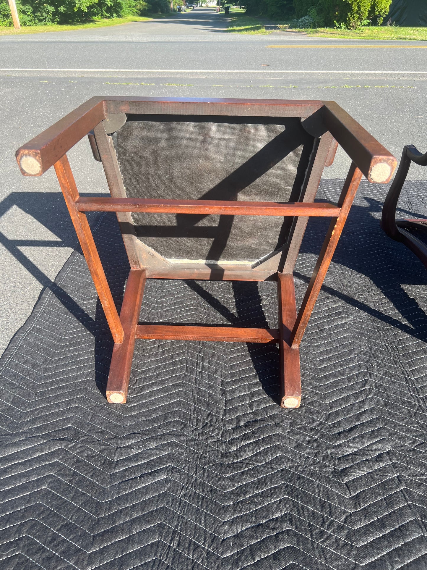 Pair of Antique Mahogany Georgian Armchairs