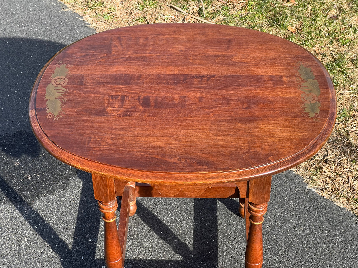 Vintage Hitchcock Maple End Table