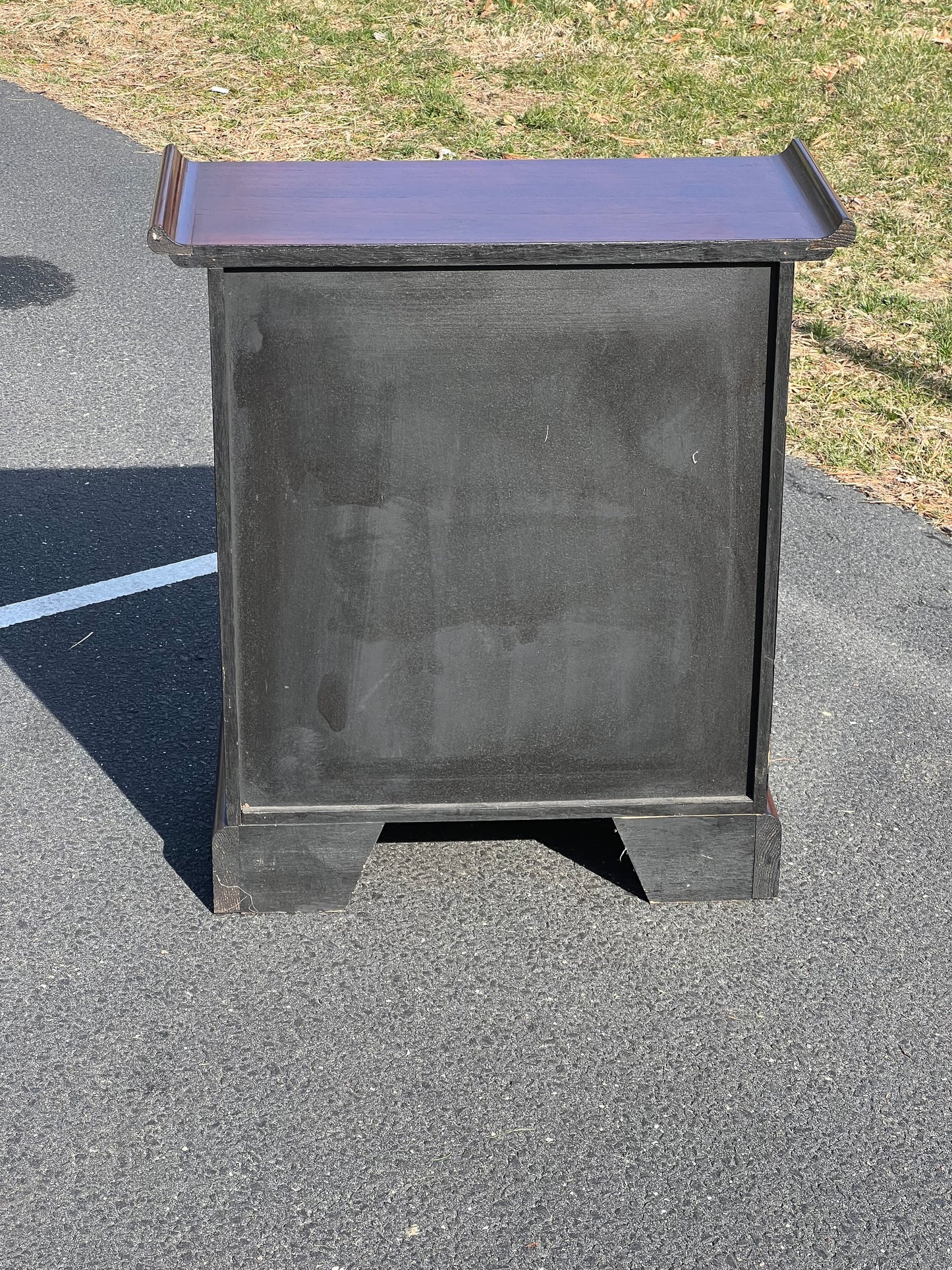 Vintage Asian Walnut Multidrawer Apothecary