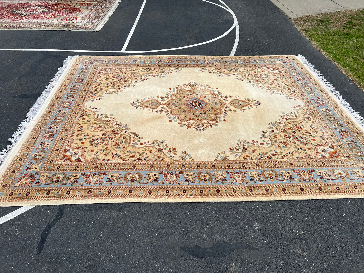 Vintage Hand Knotted Oriental Rug 8’1” x 10’6”