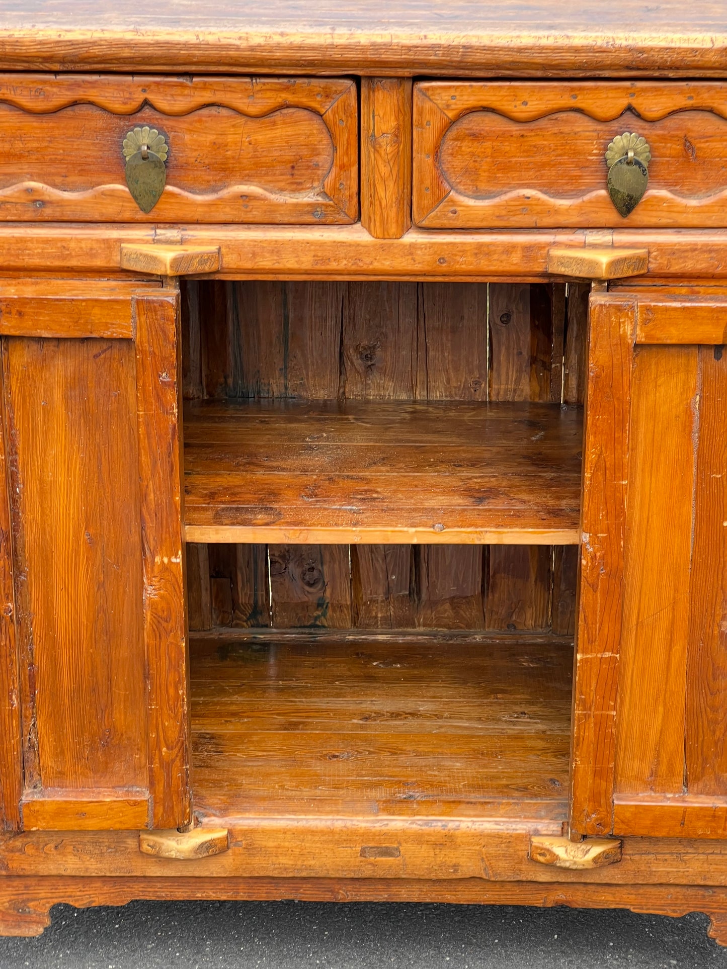 Antique Qing Dynasty Butterfly Cabinet c. 1800s