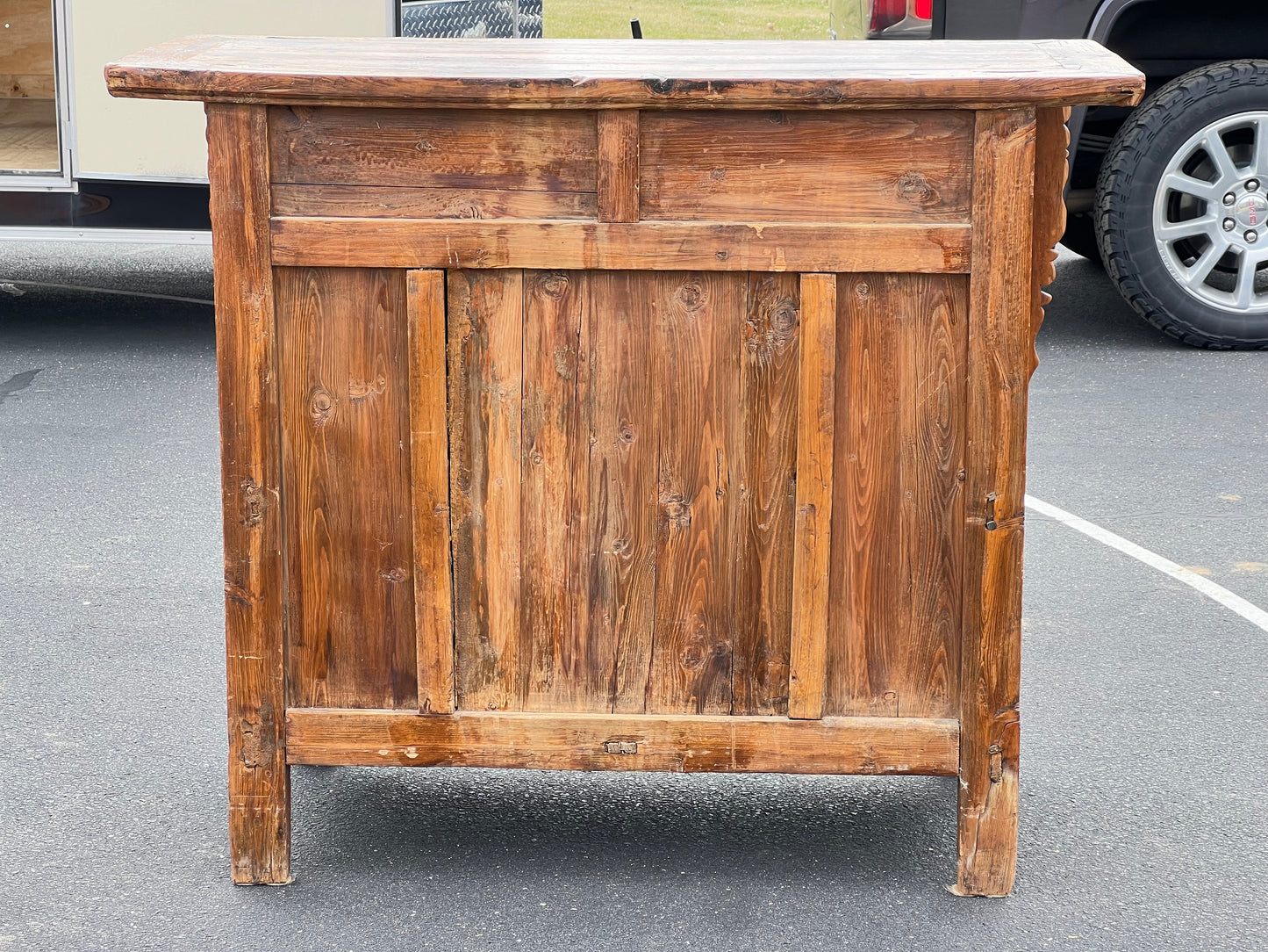 Antique Qing Dynasty Butterfly Cabinet c. 1800s