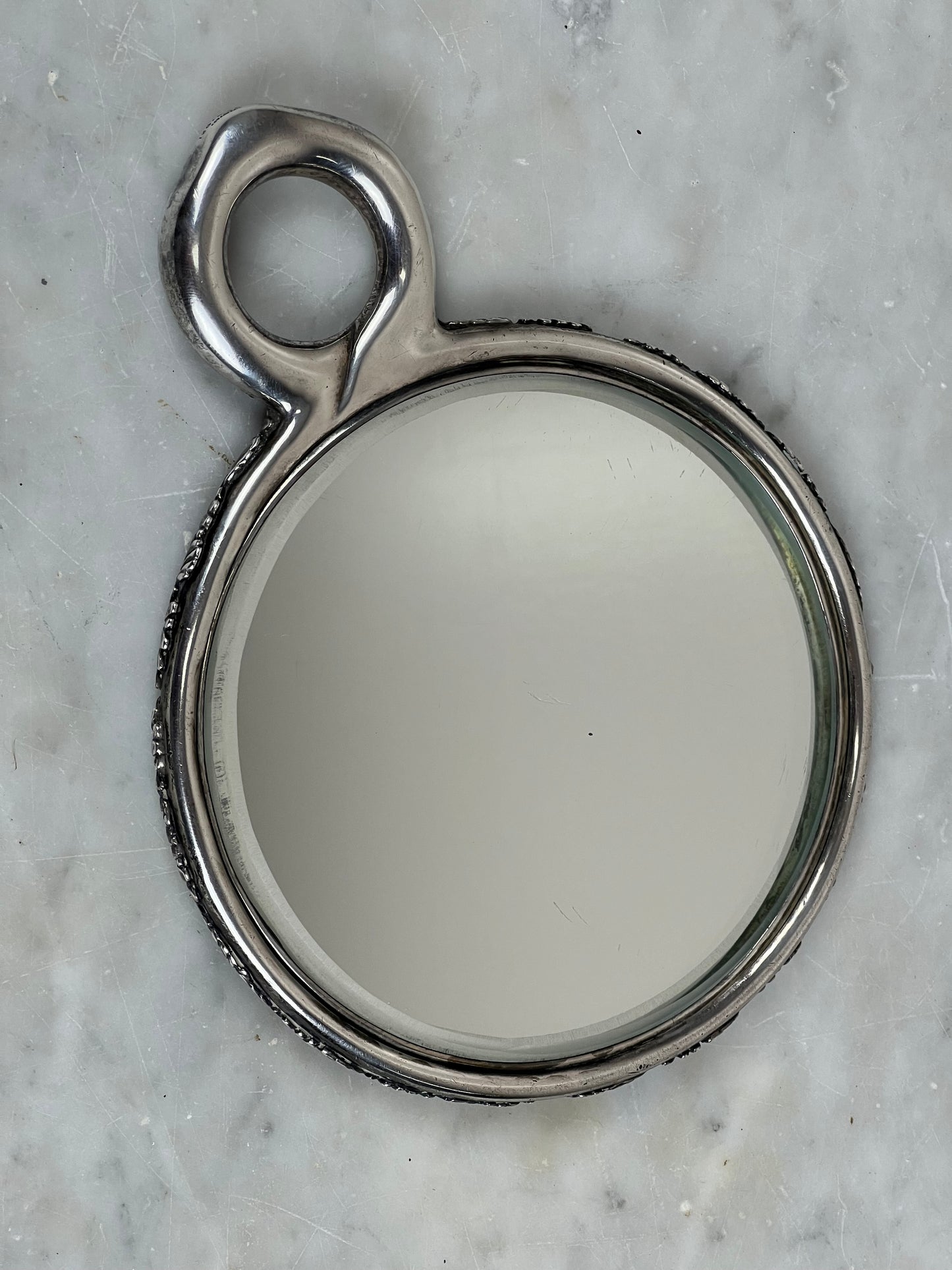 Depression Era Tiffany & Co Sterling Hand Mirror c. 1931