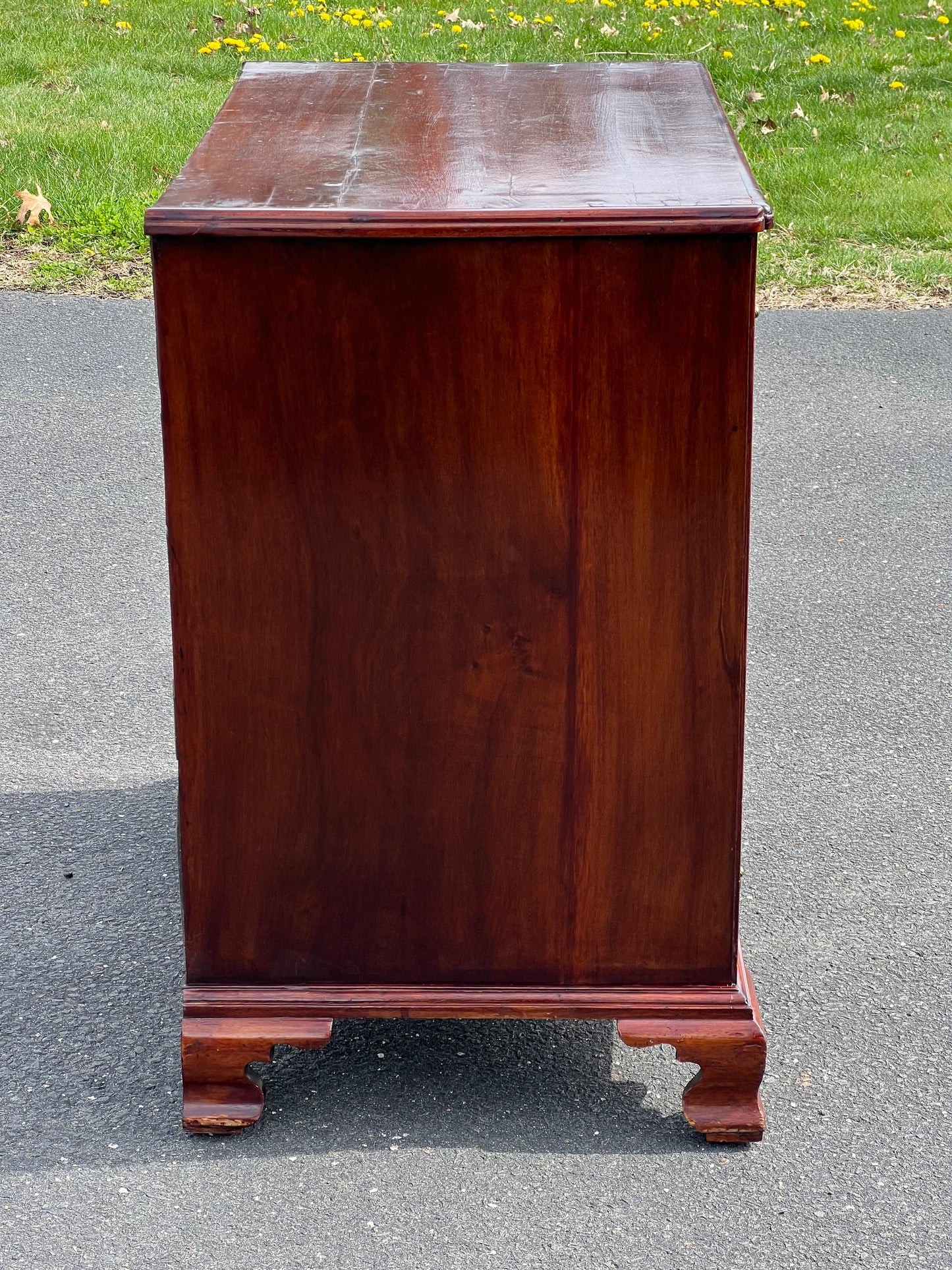 Antique George III Mahogany Kneehole Desk c. Late 18th Century