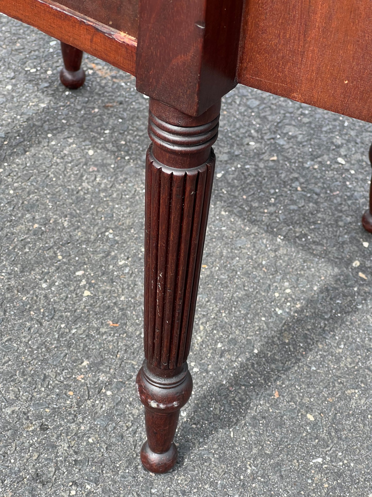 Antique Mahogany Martha Washington Sewing Stand c. 1900