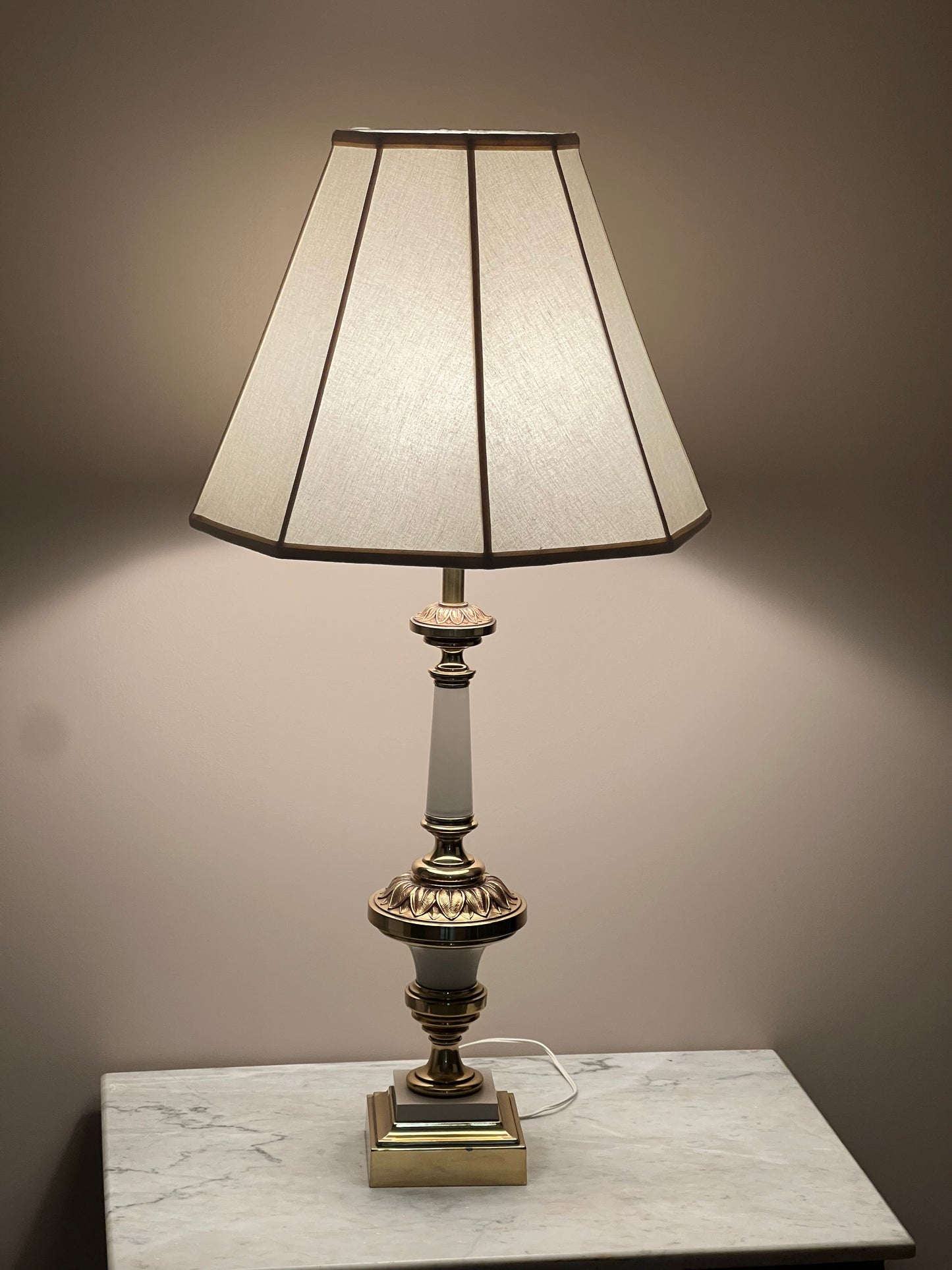 Vintage Stiffel Brass Table Lamp