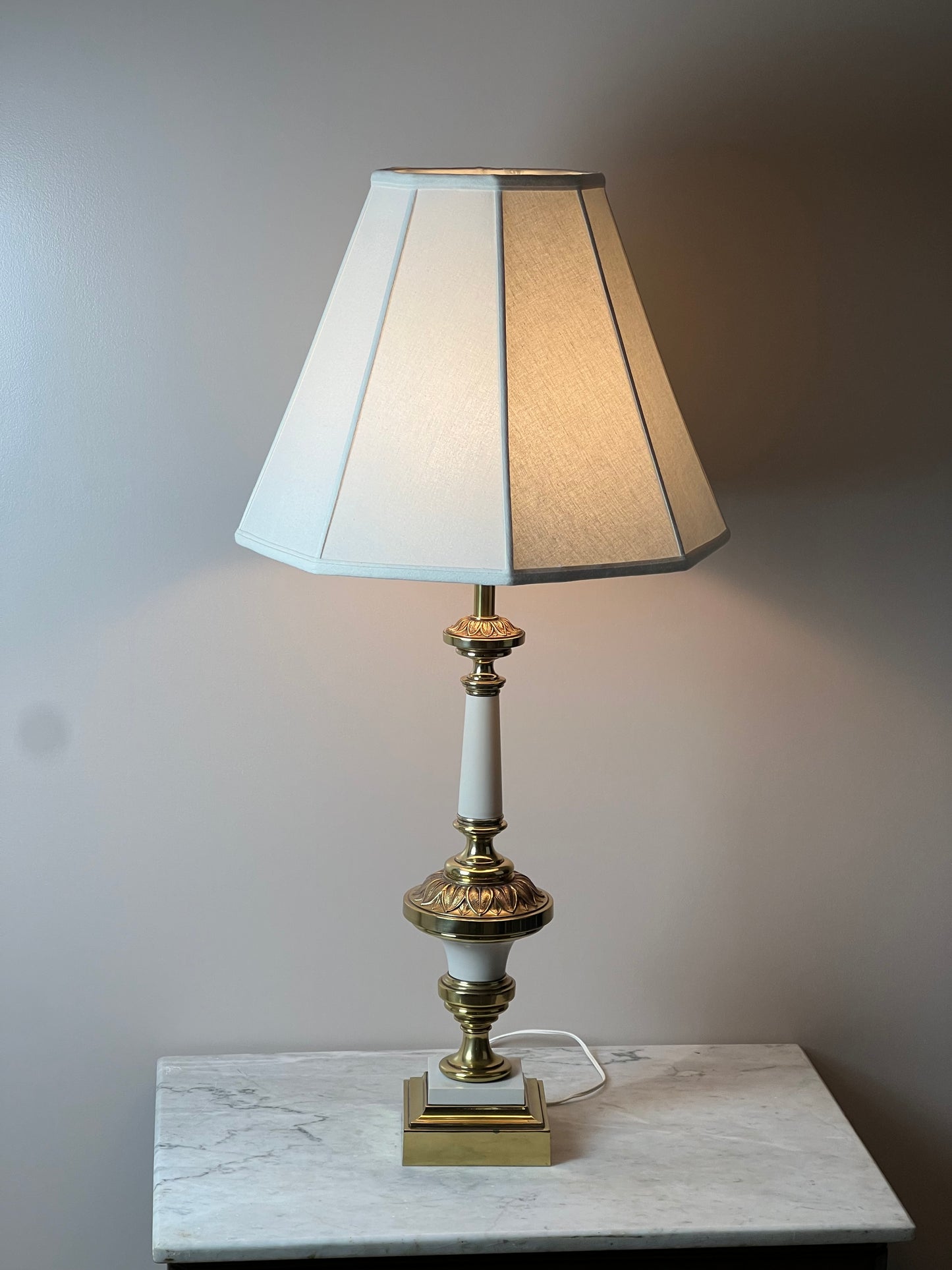 Vintage Stiffel Brass Table Lamp