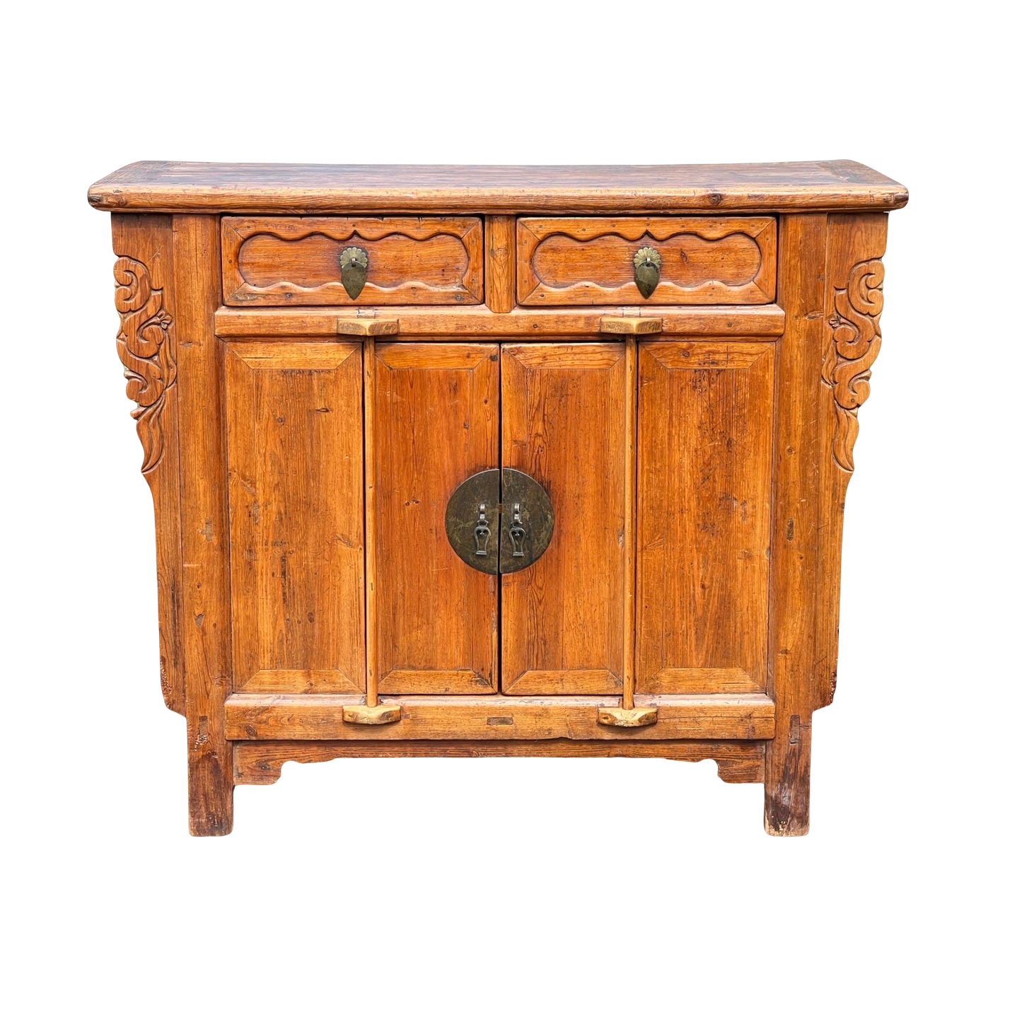 Antique Qing Dynasty Butterfly Cabinet c. 1800s