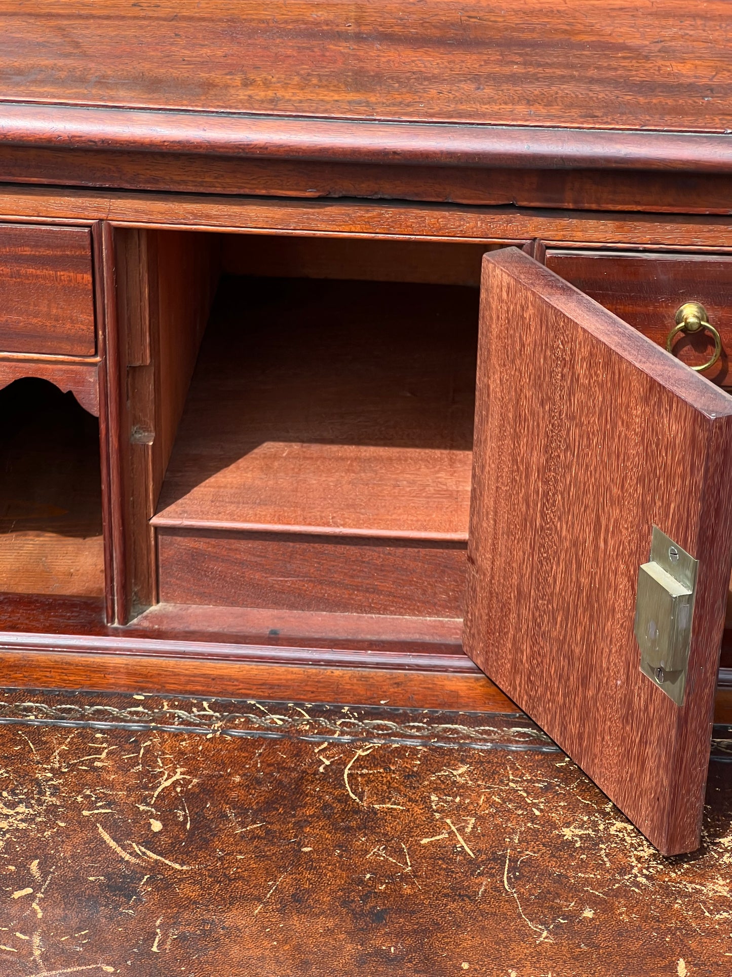 Antique Late 18th Century George III Mahogany Butlers Secretary