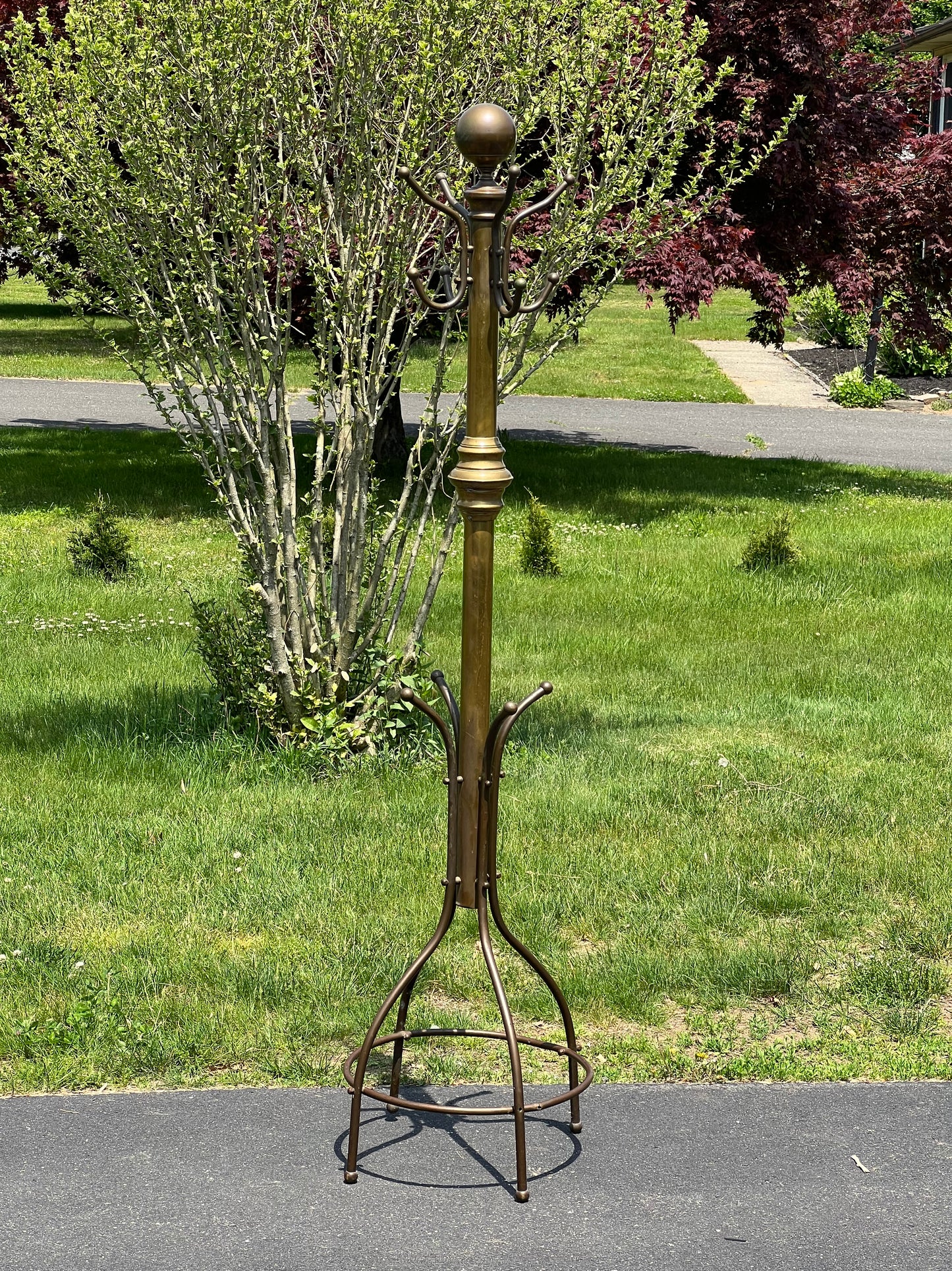 Antique Brass Coat Rack