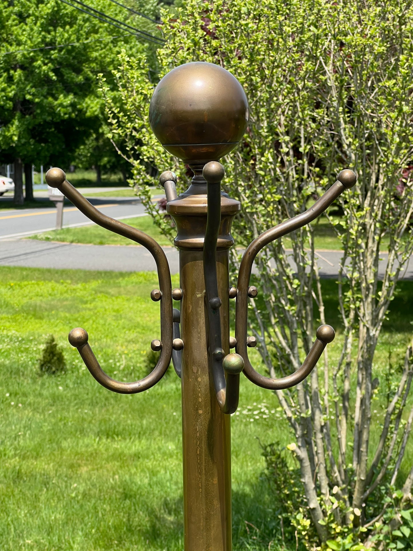 Antique Brass Coat Rack