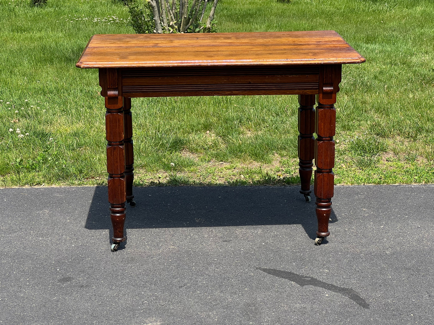 Antique Victorian Rectangular Breakfast Table