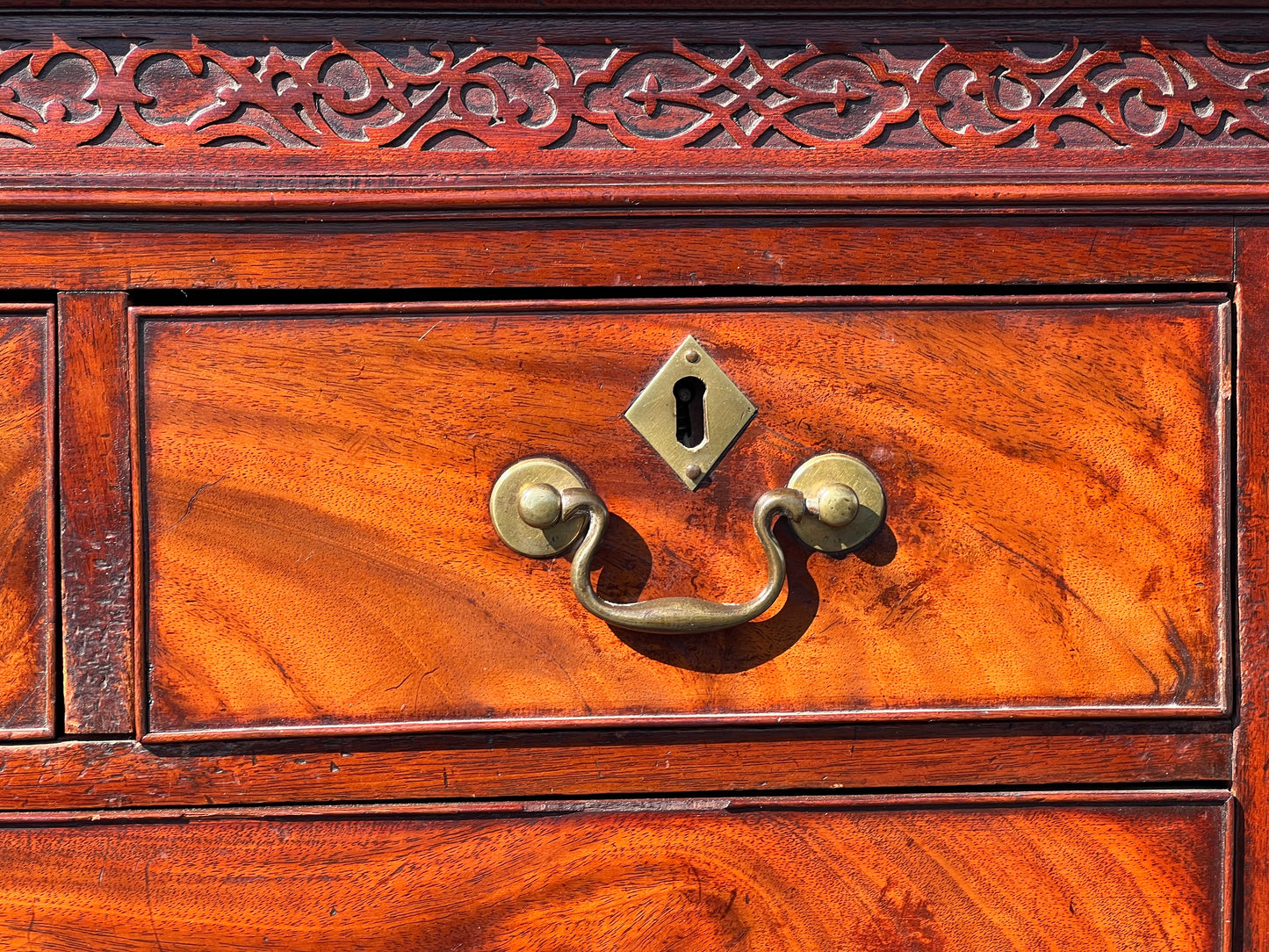 Antique 18th Century George III Mahogany chest on Chest