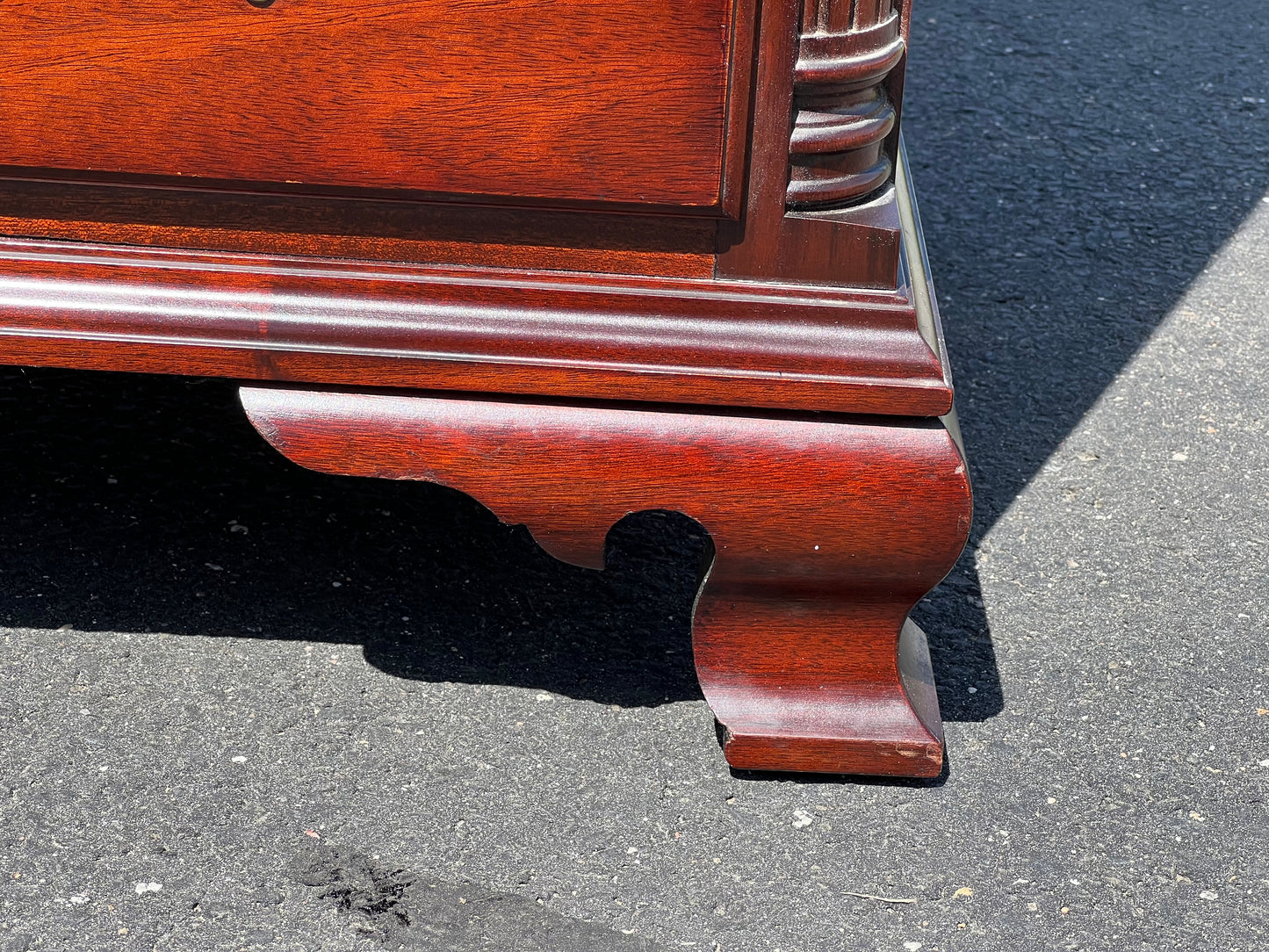 Vintage Solid Mahogany Tall Chest by Kling